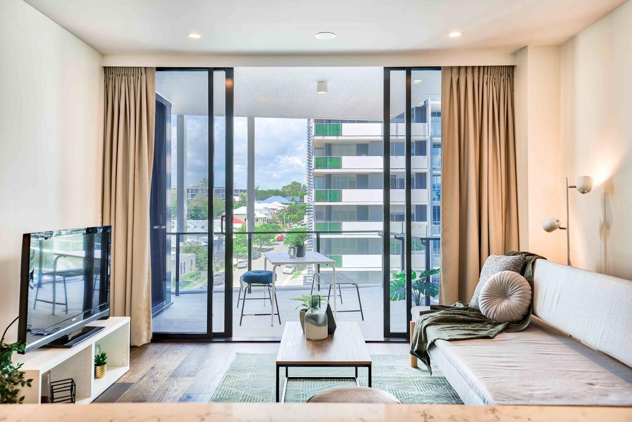 בריסביין Modern Apartment With Balcony & Parking מראה חיצוני תמונה